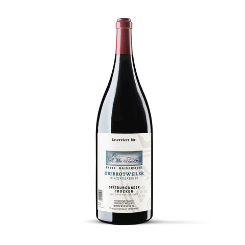 Spätburgunder Rotwein, Doppelmagnum, QbA, trocken, 3 L