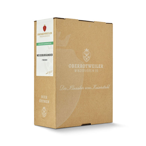 Weißburgunder, Bag-in-Box, Qba, trocken, 3 L